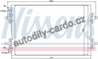 Chladič klimatizace NISSENS 94750 Chladič klimatizace NISSENS 94750