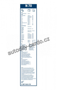 Stěrač BOSCH (BO 3397018170) - 700mm