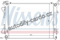 Chladič motoru NISSENS 67507 Chladič motoru NISSENS 67507