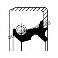 Těsnící kroužek hřídele, diferenciál CORTECO 19033803B Těsnící kroužek hřídele, diferenciál CORTECO 19033803B