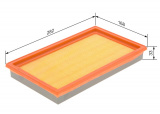 Vzduchový filtr BOSCH F026400781