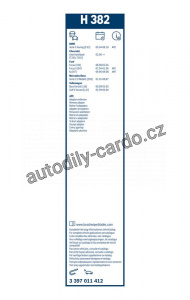 Stěrač BOSCH (BO 3397011412) - 380mm