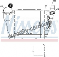 Chladič turba NISSENS 96488