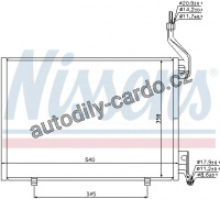 Chladič klimatizace NISSENS 940107 Chladič klimatizace NISSENS 940107