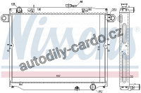 Chladič motoru NISSENS 646937 Chladič motoru NISSENS 646937
