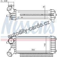 Chladič turba NISSENS 96491 Chladič turba NISSENS 96491
