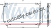 Chladič klimatizace NISSENS 94769 Chladič klimatizace NISSENS 94769