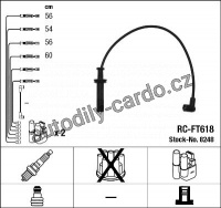 Sada kabelů pro zapalování NGK RC-FT618 - LANCIA