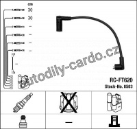 Sada kabelů pro zapalování NGK RC-FT620 - FIAT