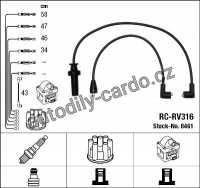 Sada kabelů pro zapalování NGK RC-RV316 - ROVER