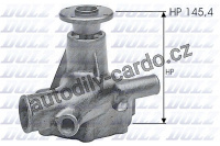 Vodní pumpa DOLZ N121 - NISSAN Vodní pumpa DOLZ N121 - NISSAN
