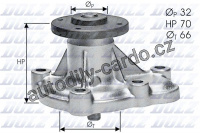 Vodní pumpa DOLZ O129 - OPEL Vodní pumpa DOLZ O129 - OPEL