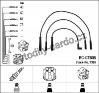 Sada kabelů pro zapalování NGK RC-CT605 - CITROËN, PEUGEOT