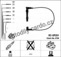 Sada kabelů pro zapalování NGK RC-OP201 - OPEL Sada kabelů pro zapalování NGK RC-OP201 - OPEL
