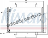 Chladič klimatizace NISSENS 940356