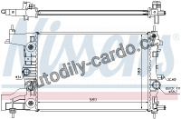 Chladič motoru NISSENS 630728 Chladič motoru NISSENS 630728