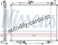 Chladič motoru NISSENS 68709A Chladič motoru NISSENS 68709A