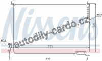 Chladič klimatizace NISSENS 940008 Chladič klimatizace NISSENS 940008