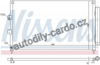 Chladič klimatizace NISSENS 940362 Chladič klimatizace NISSENS 940362