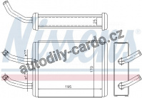 Výměník tepla NISSENS 77511 Výměník tepla NISSENS 77511