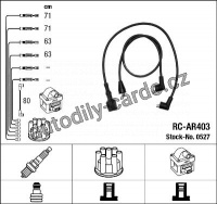 Sada kabelů pro zapalování NGK RC-AR403 - ALFA ROMEO