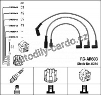 Sada kabelů pro zapalování NGK RC-AR603 - ALFA ROMEO