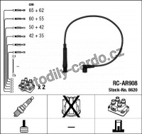 Sada kabelů pro zapalování NGK RC-AR908 - ALFA ROMEO