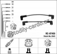 Sada kabelů pro zapalování NGK RC-AT405 - AUSTIN, ROVER