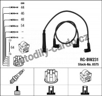 Sada kabelů pro zapalování NGK RC-BW231 - BMW Sada kabelů pro zapalování NGK RC-BW231 - BMW