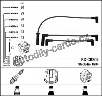 Sada kabelů pro zapalování NGK RC-CR302 - JEEP