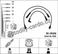 Sada kabelů pro zapalování NGK RC-CR309 - CHRYSLER Sada kabelů pro zapalování NGK RC-CR309 - CHRYSLER
