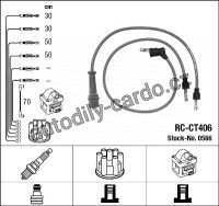 Sada kabelů pro zapalování NGK RC-CT406 - CITROËN Sada kabelů pro zapalování NGK RC-CT406 - CITROËN