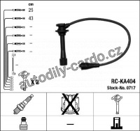Sada kabelů pro zapalování NGK RC-KA404 - KIA