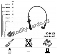 Sada kabelů pro zapalování NGK RC-LC201
