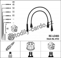 Sada kabelů pro zapalování NGK RC-LC403 - LANCIA Sada kabelů pro zapalování NGK RC-LC403 - LANCIA