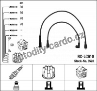 Sada kabelů pro zapalování NGK RC-LC610 - LANCIA
