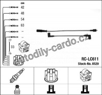 Sada kabelů pro zapalování NGK RC-LC611 - FIAT