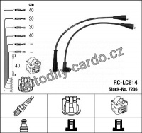 Sada kabelů pro zapalování NGK RC-LC614 - LANCIA