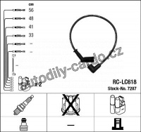 Sada kabelů pro zapalování NGK RC-LC618 - LANCIA