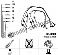 Sada kabelů pro zapalování NGK RC-LC901 - ALFA ROMEO, LANCIA