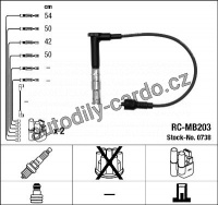 Sada kabelů pro zapalování NGK RC-MB203 - MERCEDES-BENZ