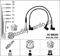 Sada kabelů pro zapalování NGK RC-MB209 - MERCEDES-BENZ Sada kabelů pro zapalování NGK RC-MB209 - MERCEDES-BENZ