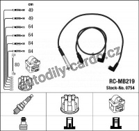Sada kabelů pro zapalování NGK RC-MB219 - MERCEDES-BENZ Sada kabelů pro zapalování NGK RC-MB219 - MERCEDES-BENZ