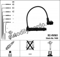 Sada kabelů pro zapalování NGK RC-RV901 - MG, ROVER