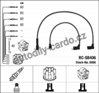 Sada kabelů pro zapalování NGK RC-SB406 - SAAB