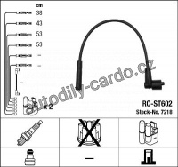 Sada kabelů pro zapalování NGK RC-ST602 - SEAT