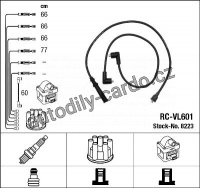 Sada kabelů pro zapalování NGK RC-VL601 - VOLVO