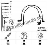 Sada kabelů pro zapalování NGK RC-VL604 - VOLVO