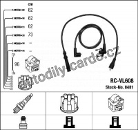 Sada kabelů pro zapalování NGK RC-VL608 - VOLVO