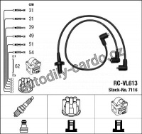 Sada kabelů pro zapalování NGK RC-VL613 - VOLVO Sada kabelů pro zapalování NGK RC-VL613 - VOLVO